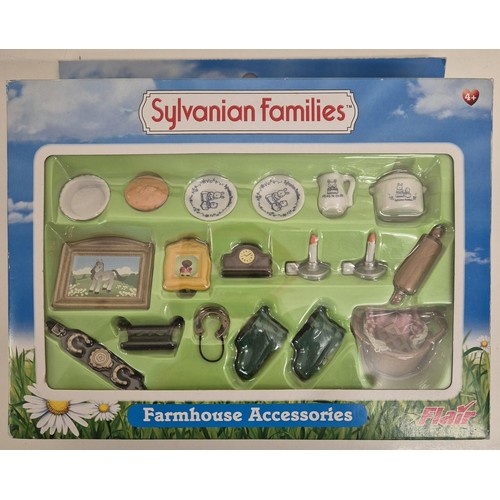 4452 - Boxed Sylvanian Family Guest Bedroom Set & Farmhouse Accessories Set, together with a quantity of un... 