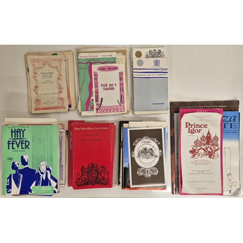 5128 - A large collection of vintage theatre, opera, sports programmes, mostly from 1960's.