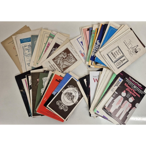 5128 - A large collection of vintage theatre, opera, sports programmes, mostly from 1960's.