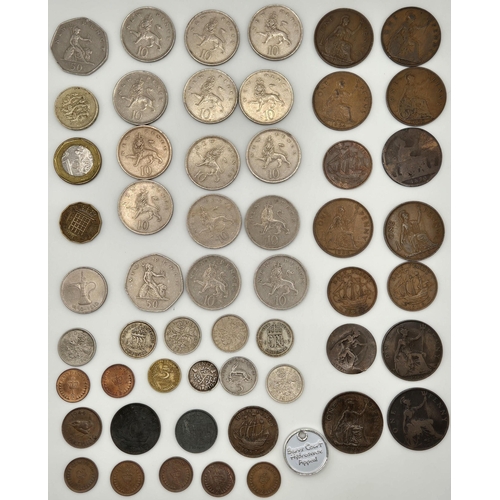 5132 - A collection of pre-decimal & decimal British Coins & Notes. To include £1 notes - 1970(x2), 1981(x3... 