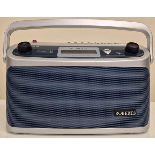 6332 - A Roberts 'Gemini 12' DAB radio, together with an Alcatel 2003G mobile phone & charger. Both items P... 