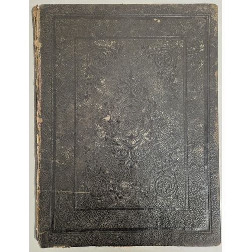 6336 - A large hardback Victorian family bible - 'The Pictorial National Comprehensive Family Bible'. Print... 