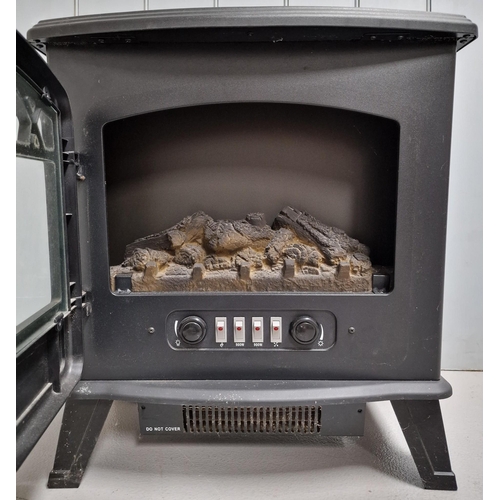 5049 - A freestanding, 1850w, coal-effect heater, by 'Manor'. Model no.3126. PAT test pass & functionality ... 