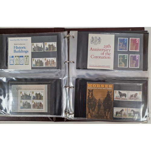 5114 - A huge collection of Royal Mail presentation packs, stored in eight good quality binders. Approximat... 