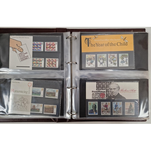 5114 - A huge collection of Royal Mail presentation packs, stored in eight good quality binders. Approximat... 