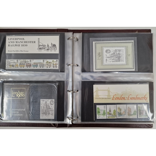 5114 - A huge collection of Royal Mail presentation packs, stored in eight good quality binders. Approximat... 