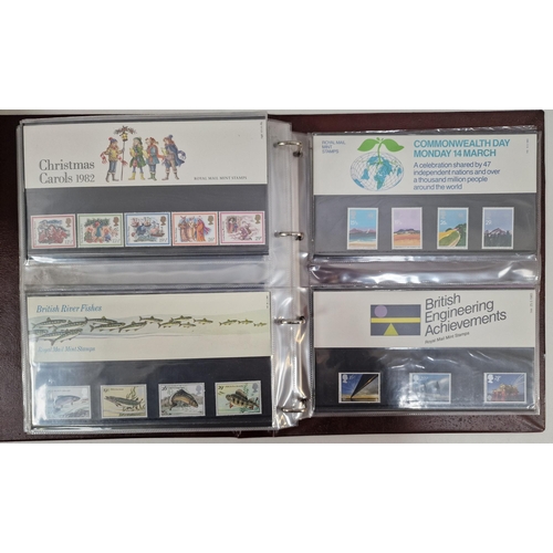 5114 - A huge collection of Royal Mail presentation packs, stored in eight good quality binders. Approximat... 