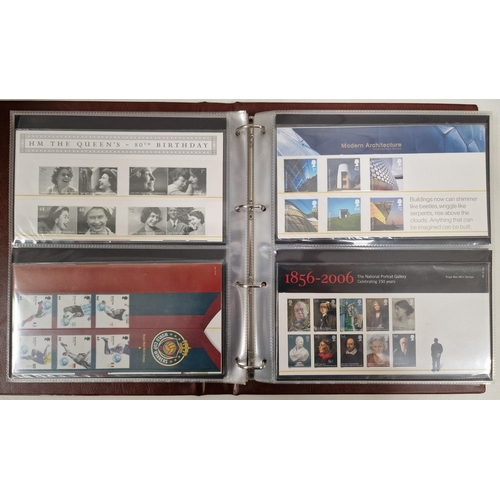 5114 - A huge collection of Royal Mail presentation packs, stored in eight good quality binders. Approximat... 