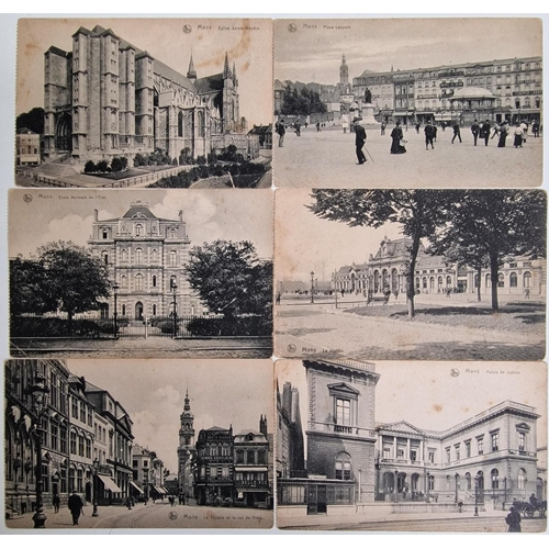 5119 - A collection of twelve vintage postcards. To include humorous & city building examples.