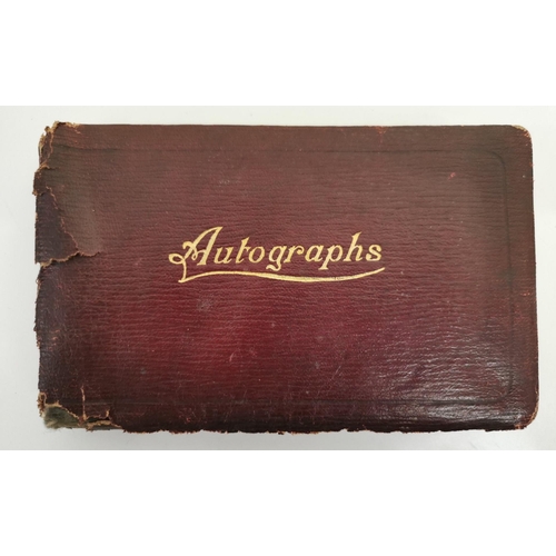 5173 - A vintage autograph book, containing signed quotes & messages. Dated pre-WWII.