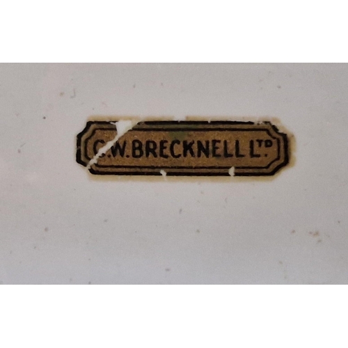 5001 - A vintage set of C W Brecknell Ltd sensitive shop scales, model Type 61. Maximum weight of goods 3lb... 