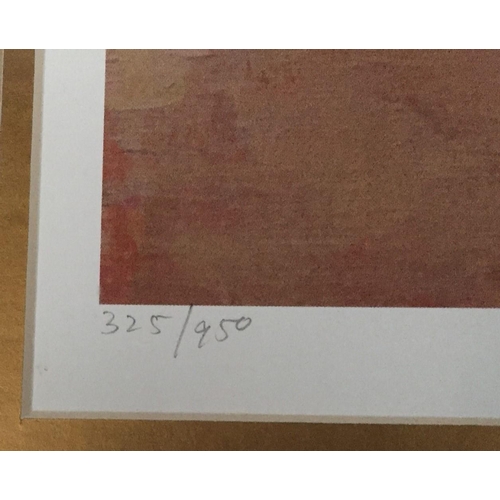 5231 - A gilt framed, lithograph on paper, entitled ‘Budding Artist’, by Lucelle Raad (born in GB 1942, mov... 