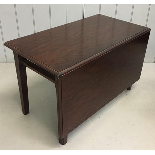 5064 - A vintage Stag Pembroke table. Single drop-leaf extension. Dimensions(cm) H55, W90, D45/90.