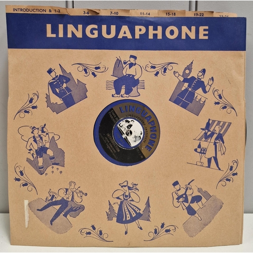 5006 - A vintage, vinyl albums, French Linguaphone course.