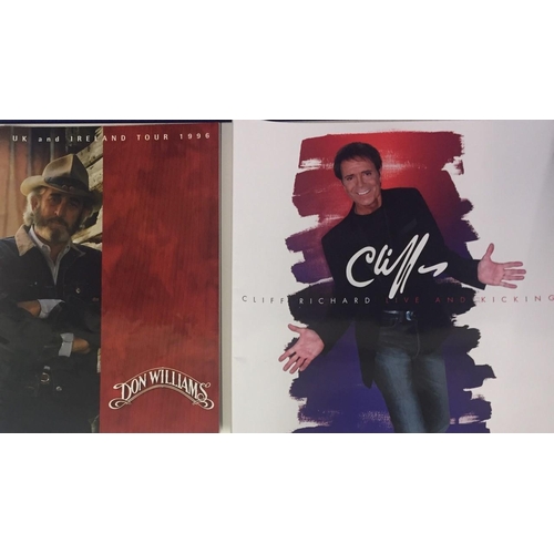 5032 - A 2004 Cliff Richard tour programme, together with a 1996 UK & Ireland Don Williams tour programme.