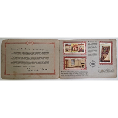 5116 - A complete 'Air Raid Precautions' cigarette card album, by WD & HO Wills.