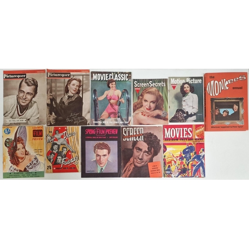 5131 - A collection of 42 vintage movie books/magazines, annuals, etc.