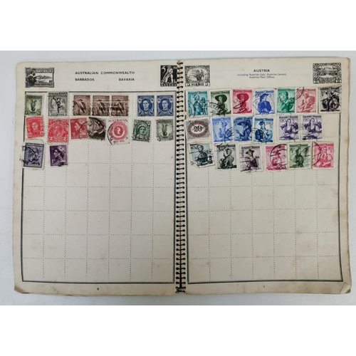 5171 - A partially-filled, vintage 'Special Agent' stamp album containing various stamps of the World, toge... 