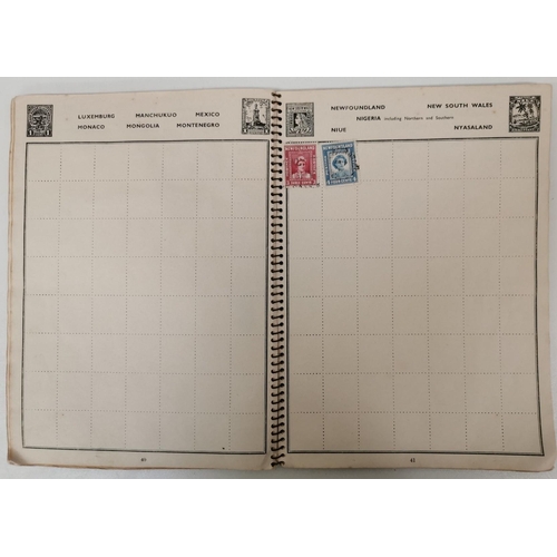 5171 - A partially-filled, vintage 'Special Agent' stamp album containing various stamps of the World, toge... 