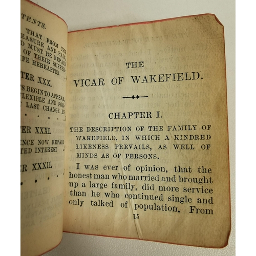 5181 - A miniature book 'The Vicar of Wakefield', dated 1898.