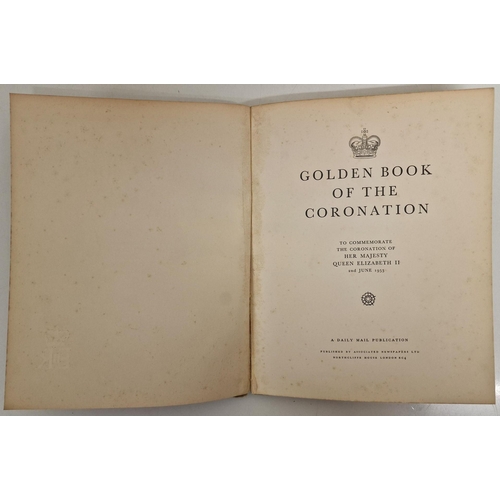 5205 - A collection of three vintage books. To include Golden Book of the Coronation', 'Great Events of the... 