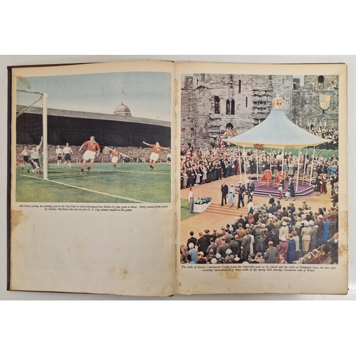 5205 - A collection of three vintage books. To include Golden Book of the Coronation', 'Great Events of the... 