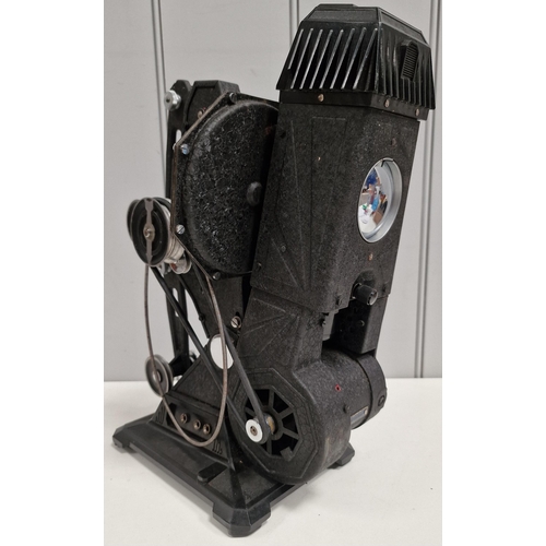 5211 - A Pathescope 9.5mm projector, c.1930's. Complete with attractive wooden case. PAT test fail & will r... 