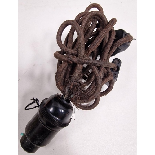 5211 - A Pathescope 9.5mm projector, c.1930's. Complete with attractive wooden case. PAT test fail & will r... 