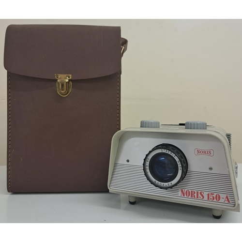 5214 - A Noris 150-A slide projector & case. Untested. No power lead present.