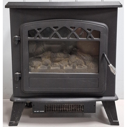 5049 - A freestanding, 1850w, coal-effect heater, by 'Manor'. Model no.3126. PAT test pass & functionality ... 