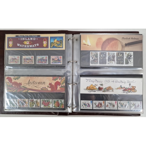 5114 - A huge collection of Royal Mail presentation packs, stored in eight good quality binders. Approximat... 