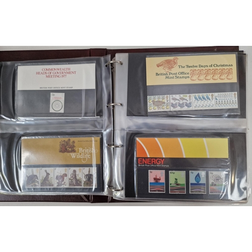 5114 - A huge collection of Royal Mail presentation packs, stored in eight good quality binders. Approximat... 