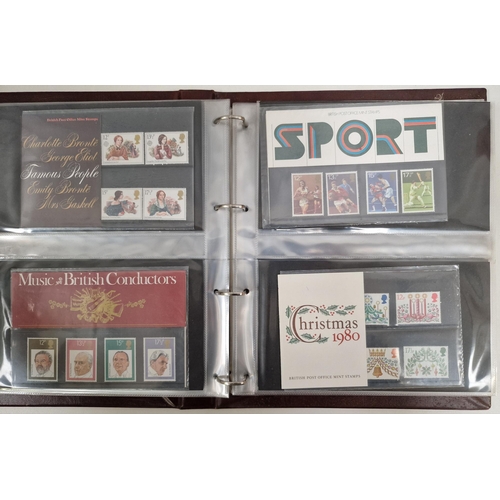 5114 - A huge collection of Royal Mail presentation packs, stored in eight good quality binders. Approximat... 