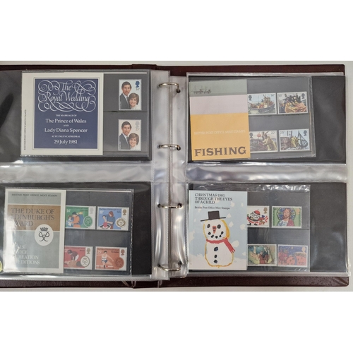 5114 - A huge collection of Royal Mail presentation packs, stored in eight good quality binders. Approximat... 