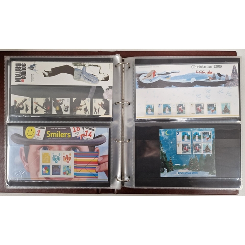 5114 - A huge collection of Royal Mail presentation packs, stored in eight good quality binders. Approximat... 