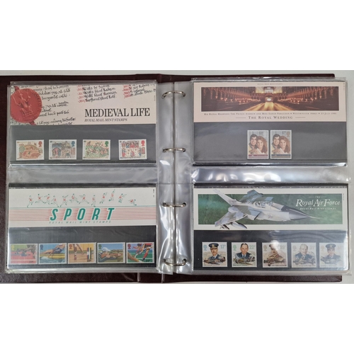 5114 - A huge collection of Royal Mail presentation packs, stored in eight good quality binders. Approximat... 