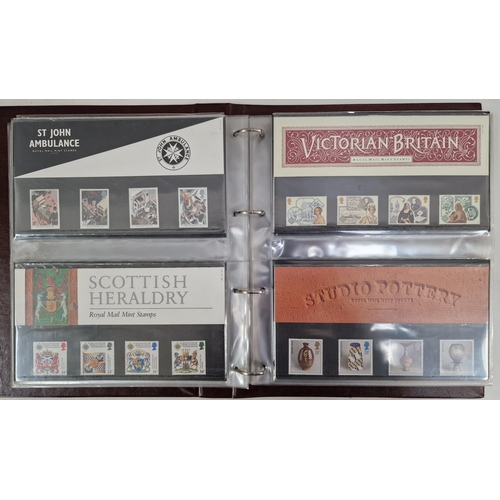 5114 - A huge collection of Royal Mail presentation packs, stored in eight good quality binders. Approximat... 