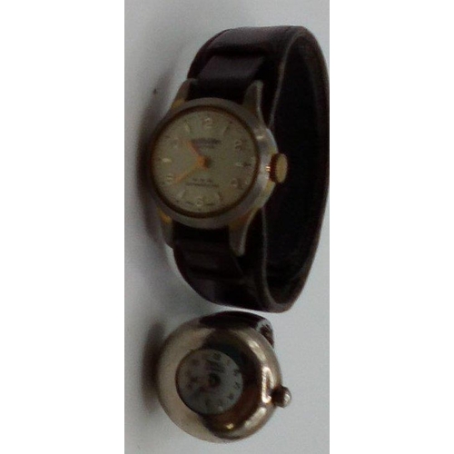 4820 - A collection of 10 vintage ladies watches. To include a 'Zodiac' rolled gold example, pocket watch, ... 