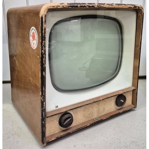 4947 - A mid-century 'PAM' TV. Untested & will require full rewiring if use considered. Ideal prop. Dimensi... 