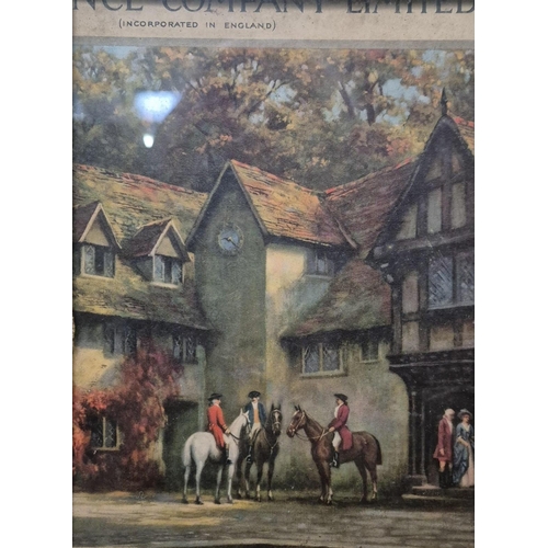 5826 - A collection of three vintage framed prints. Artists include John Donaldson & J E Warfield. Framed d... 