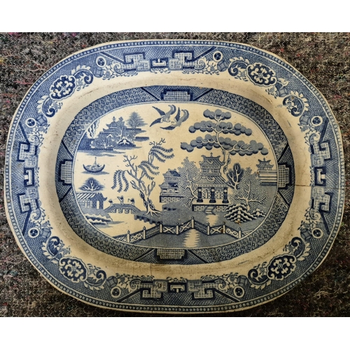 5926 - *****LOT WITHDRAWN*****                            A collection of willow pattern tableware. Makers ... 