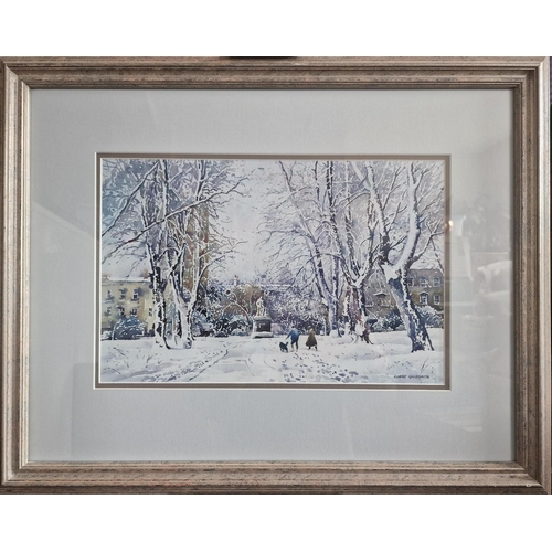 5868 - An original, framed watercolour, by Robert Goldsmith (Cheltenham artist), entitled 'Montpellier Gard... 