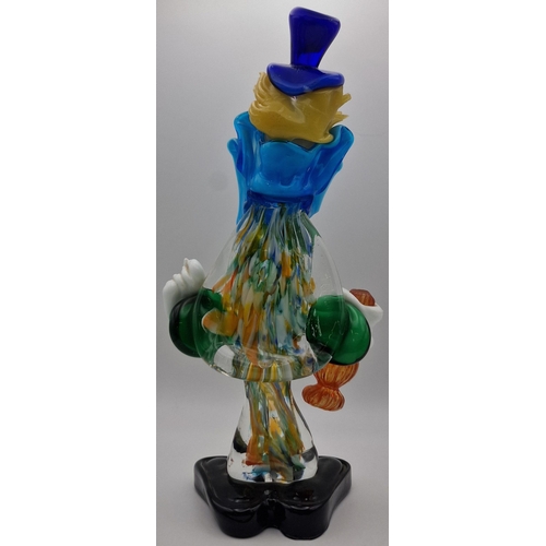 5972 - A pair of vintage Murano clowns. Dimensions(cm) H26/27, W9/12.5, D8/7.