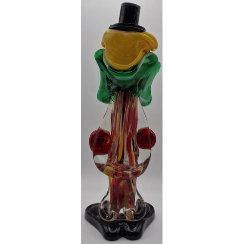 5972 - A pair of vintage Murano clowns. Dimensions(cm) H26/27, W9/12.5, D8/7.