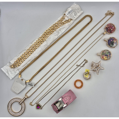 6268 - A mixed lot of 8 pieces of costume jewellery & 1 watch. All appear new/unworn.