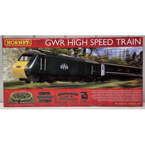 A boxed Hornby OO gauge 'GWR High Speed Train' set. Model no. R1230.