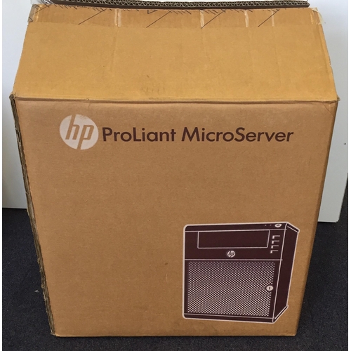 3020 - An HP 'ProLiant MicroServer', with box. Untested.