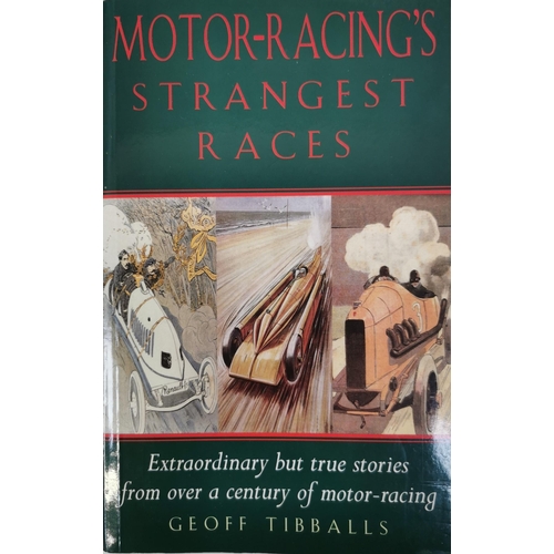 3109 - A collection of eight motor racing & steam engine related books. To include reference books & autobi... 