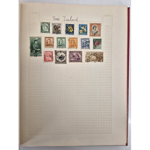 4812 - A vintage stamp collection. To include six partially filled albums & a selection of loose worldwide ... 