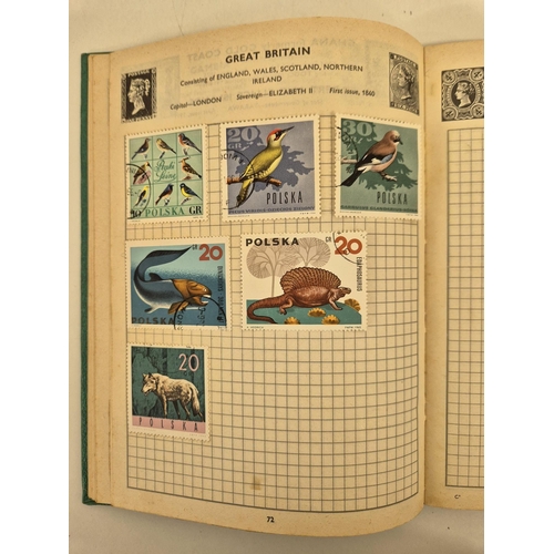 4812 - A vintage stamp collection. To include six partially filled albums & a selection of loose worldwide ... 